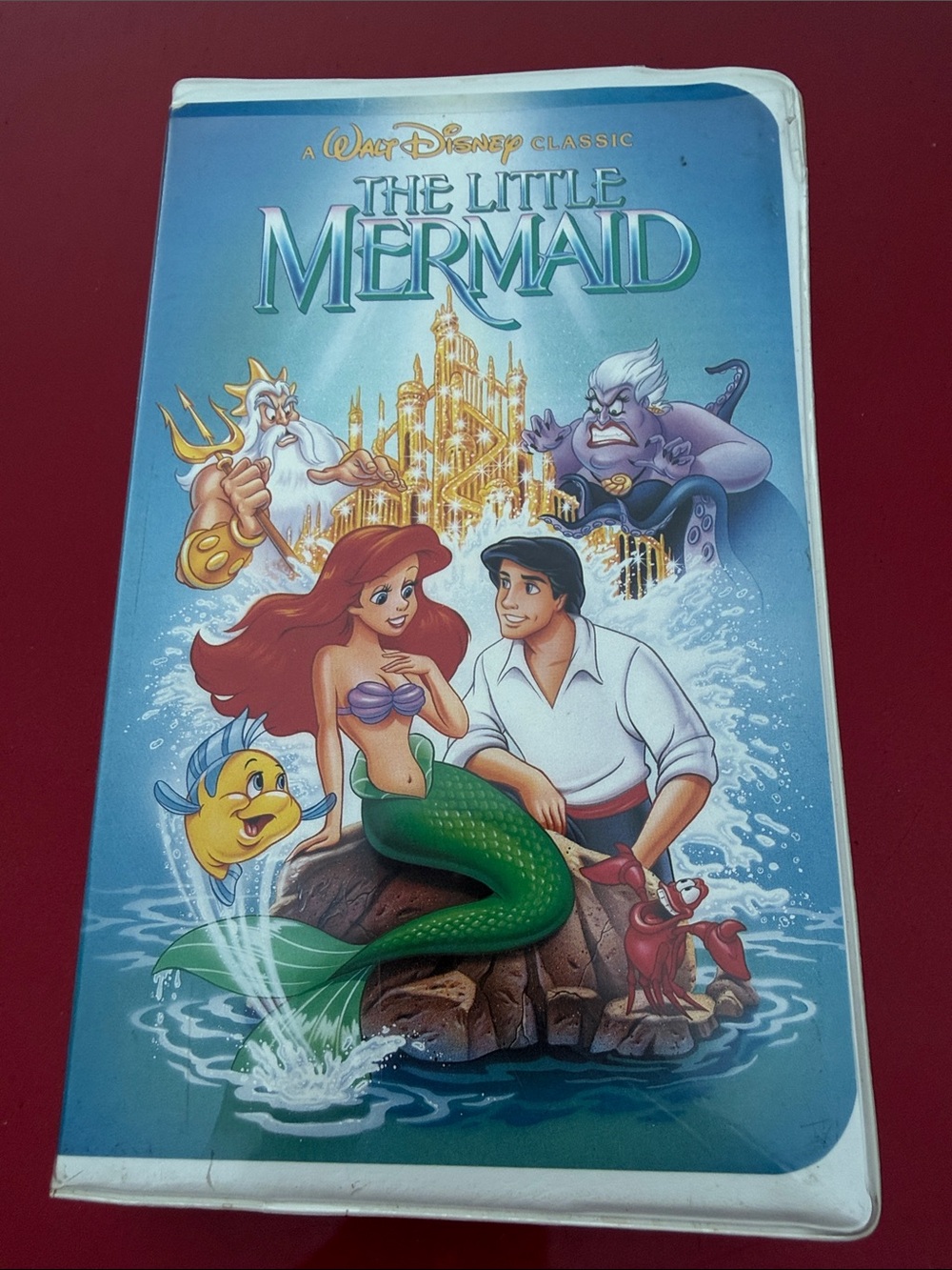 The Little Mermaid Walt Disney Classic 1990 VHS with banned cover art